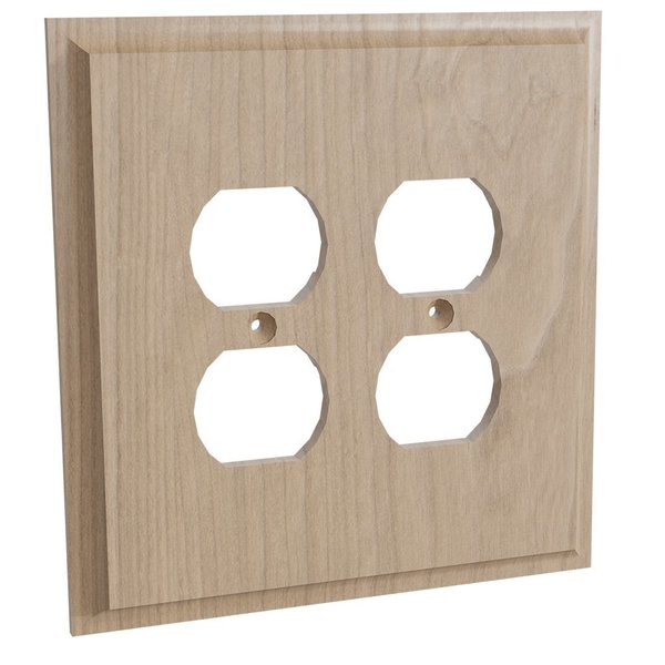 Designs Of Distinction Double Receptacle - Cherry 01451002CH1